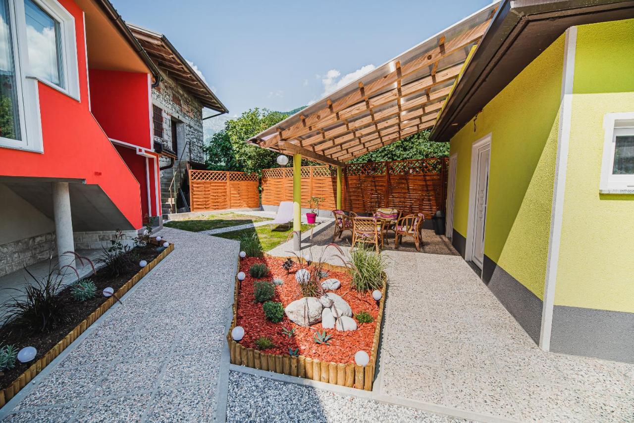Cuderland -Cukr Lägenhet Kobarid Exteriör bild
